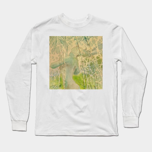 Foam Long Sleeve T-Shirt by MagsWilliamson